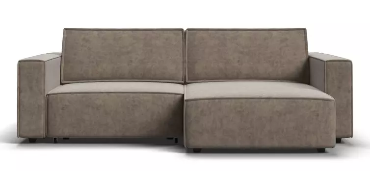 Угловой диван BOSS SOFT MODOOL Велюр Royal тауп NEW