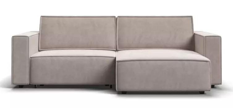 Угловой диван BOSS SOFT MODOOL велюр Monolit латте