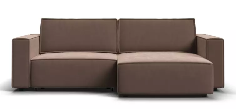 Угловой диван BOSS SOFT MODOOL велюр Monolit мокко