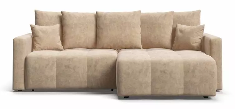 Угловой диван BOSS TREND Велюр Роял шампань