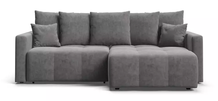 Угловой диван BOSS TREND Велюр Royal стоун