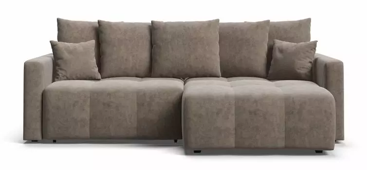 Угловой диван BOSS TREND Велюр Royal тауп NEW