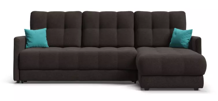 Угловой диван BOSS XL LOFT рогожка Malmo шоколад