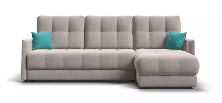 Угловой диван BOSS XL LOFT SE велюр Monolit латте