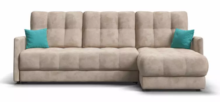 Угловой диван BOSS XL LOFT SE велюр Alkantara пепел