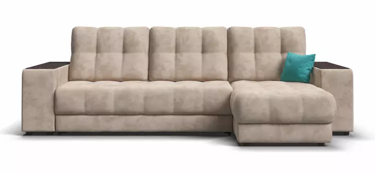 Угловой диван BOSS 3.0 XL велюр Alkantara пепел