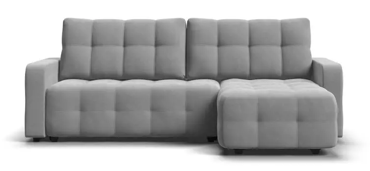 Угловой диван Dandy euro SE велюр Monolit сталь