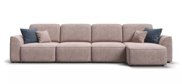 Угловой диван KING MODOOL MAX Велюр royal пион NEW