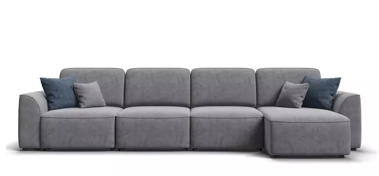 Угловой диван KING MODOOL MAX Велюр Роял агат