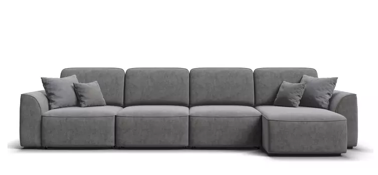 Угловой диван KING MODOOL MAX Велюр royal стоун