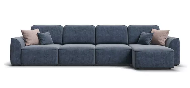 Угловой диван KING MODOOL MAX Велюр royal топаз NEW