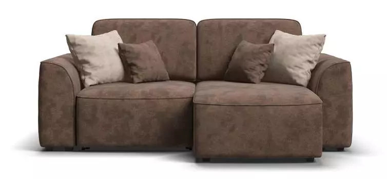 Угловой диван KING MODOOL Велюр Alkantara шоколад