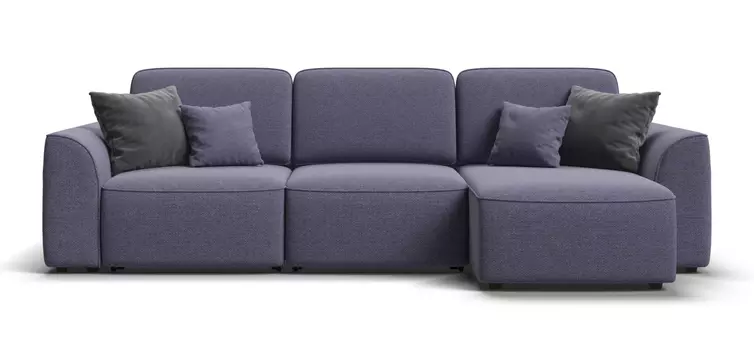 Угловой диван KING SE Рогожка Vento фиолет