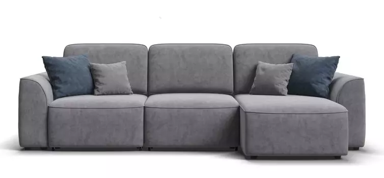 Угловой диван KING SE Велюр Роял агат