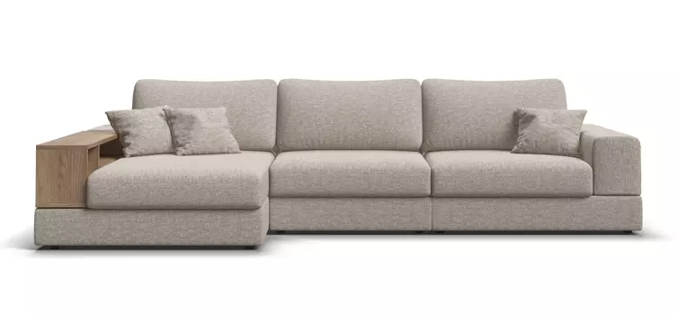 Угловой диван левый BOSS MODOOL XL Рогожка Vento бежевый