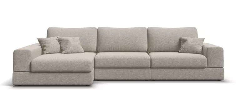 Угловой диван левый BOSS MODOOL XL Рогожка Vento бежевый