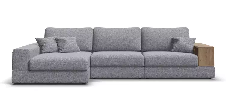 Угловой диван левый BOSS MODOOL XL Рогожка Vento серый