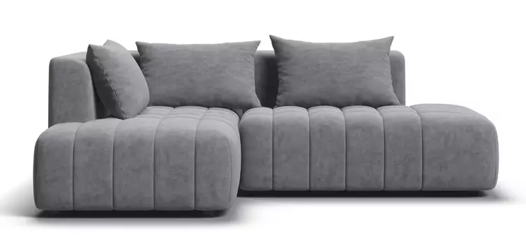 Угловой диван левый Босс Твин Велюр Роял агат