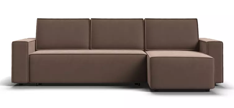 Угловой диван NORD 2.0 Велюр Monolit мокко