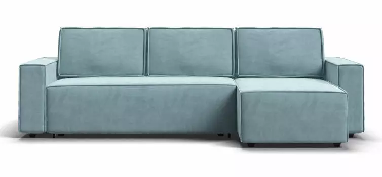 Угловой диван NORD 2.0 велюр Monolit аква