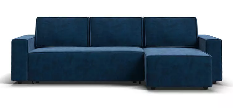 Угловой диван NORD 2.0 Велюр Monolit синий