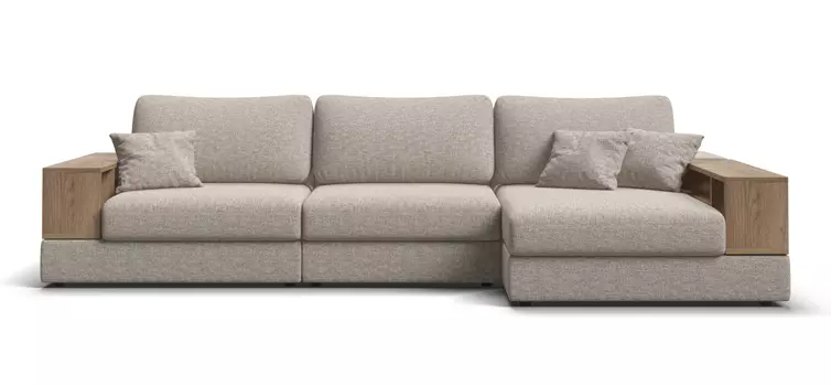 Угловой диван правый BOSS MODOOL XL Рогожка Vento бежевый