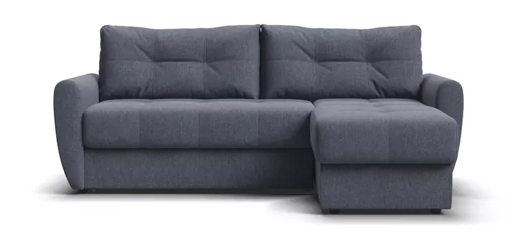 Угловой диван Престон люкс шенилл Soro графит