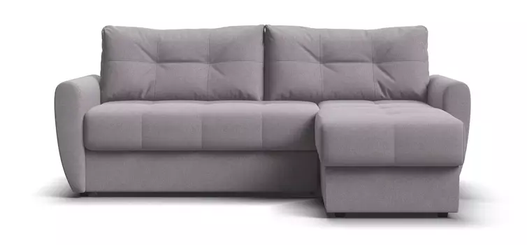 Угловой диван Престон люкс шенилл Soro грей