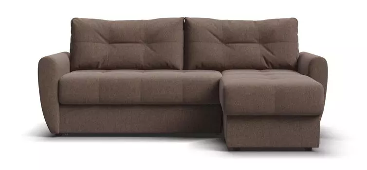 Угловой диван Престон шенилл Soro браун