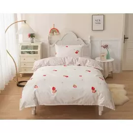 Детское постельное белье Sofi de Marko Strawberry, белое