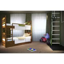 Двухъярусная кровать DreamLine Юниор 2 Ясень 80x195 см