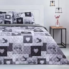 Комплект Этель Grey heart (покрывало и наволочки)