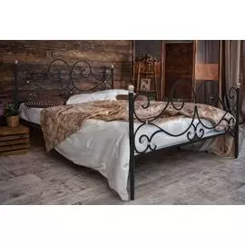 Кованая кровать Francesco Rossi Верона с двумя спинками 180x200 см