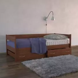 Кровать DreamLine Тахта с ящиками Ясень 80x200 см