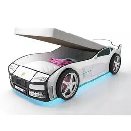 Кровать-машина Карлсон 24 «Турбо с ПМ» Белая