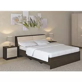 Кровать с бельевым коробом MaxМебель 160x200 см