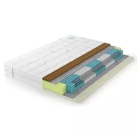 Матрас Lonax Latex Cocos S1000 5 зон 130x200 см