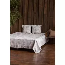 Покрывало Luxberry Amber, Белый/Шоколад 150x220 см