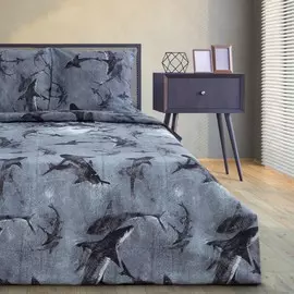 Постельное белье Этель Shark Евро см