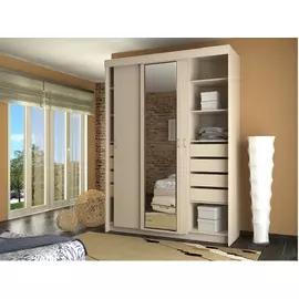 Шкаф - купе СлавМебель 1670 с ящиками и зеркалом