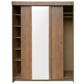Шкаф - купе СлавМебель с зеркалом 1100 с полками
