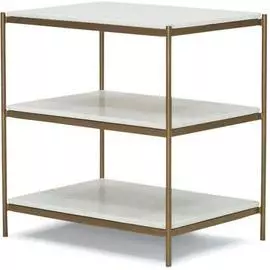 Столик прикроватный Qeeb, мрамор, металл B9771