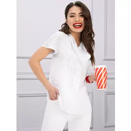 Блуза ЧА-Минутка вдохновения (вайт)