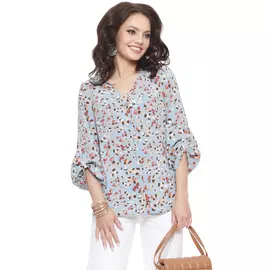 Блузка ДС-ЛОРИТА, СКАЙ