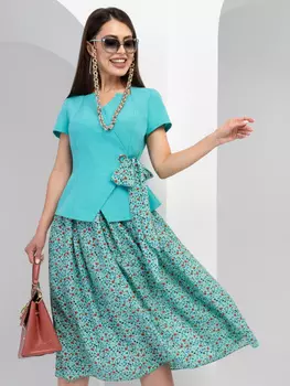 Костюм ЧА-Актуально сегодня (2 в 1, морская волна)