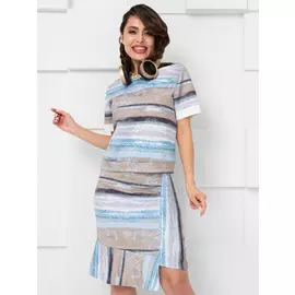 Костюм ЧА-Слишком хороша (2 в 1, натурэль)