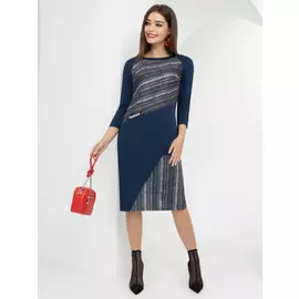 Платье ЧА-Насладись разнообразием (индиго)