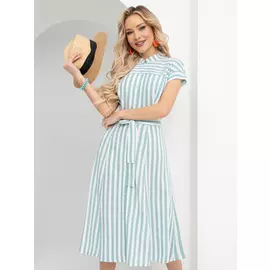 Платье ЧА-Строго по графике (с поясом)