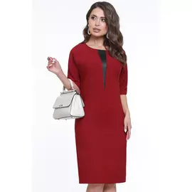 Платье ДС-ЭФФЕКТНЫЙ СТИЛЬ, БОРДО