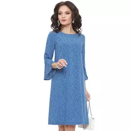 Платье ДС-ПАРИЖСКИЕ ЗАРИСОВКИ, СКАЙ